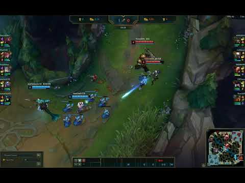 tristana one shot nautilus in 4 seconds at lvl 3. hail of blades damage.