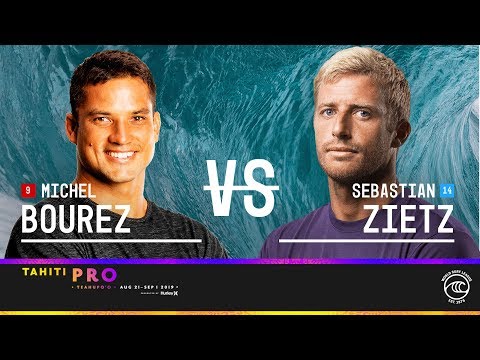 Michel Bourez vs. Sebastian Zietz - Round of 32, Heat 4 - Tahiti Pro Teahupo'o 2019