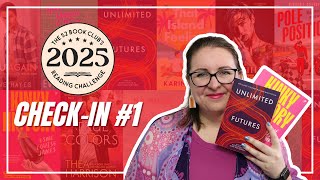 the 52 book club 2025 challenge . check in 01