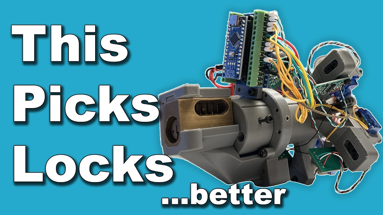 making a robot that uses physics to pick locks - YouTube