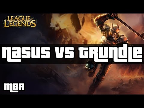 Riot K-9 Nasus Vs Trundle - Top Lane - Season 6 - League Of Legends - HD