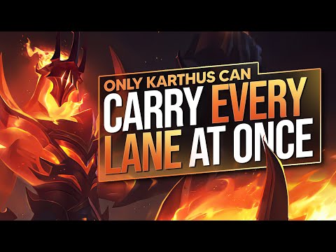 CARRYING ALL 3 LANES AT ONCE... ONLY KARTHUS CAN DO THIS