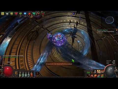 PoE 3.16 - Scourge - Shield Crush Abyssus Berserker The Formed Maven Challenge