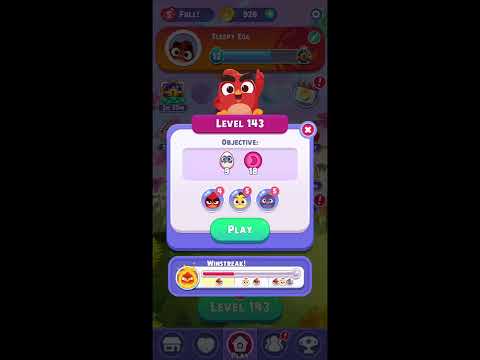 Angry Birds Dream Blast Levels 143, 144 & 145