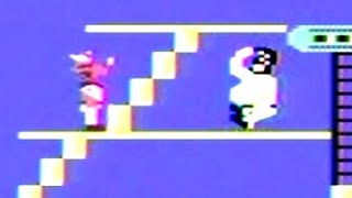 Popeye Atari 400/800/XL/XE 8 bit Gameplay