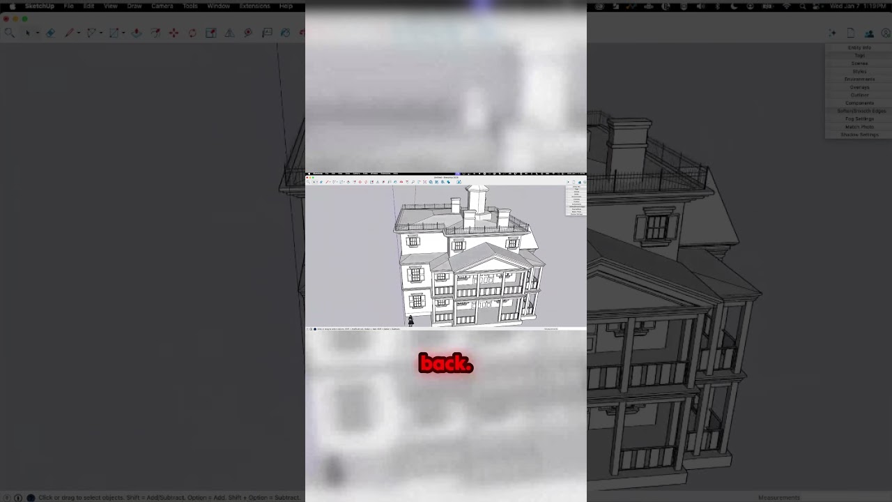 Don't Leave Hidden Geometry #sketchup
