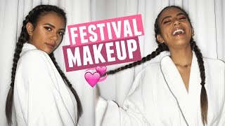 MUSIC FESTIVAL MAKEUP!! Natural Look for Osheaga Day 2: Major Lazor, Cage The Elephant, And More!