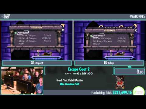 Escape Goat 2 Race of StingerPA v Vulajin in 18:01 - AGDQ2015