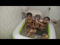 Little Babies Bath Time Little Babies Playing In A Bath Tub Three Babies Playing In The Bath Tub