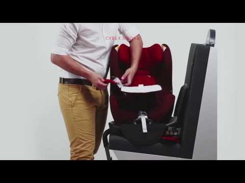 Rear facing car seat CYBEX Sirona Installation video