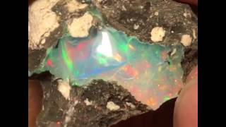 17ct Brilliant 5/5 Pinfire Patterns Welo Ethiopia Opal Rough Collection Specimen