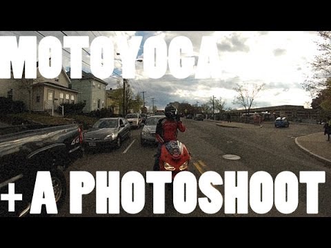 MOTOYOGA AND A PHOTO SHOOT Video
