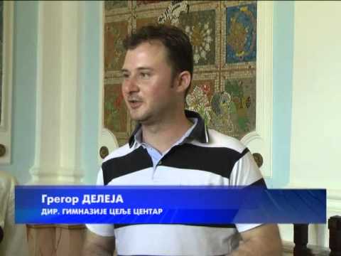 Prijem za članove hora Oktet 9 Gimnazije Celje-centar