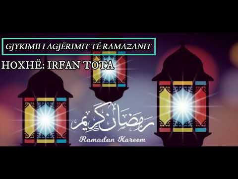 Mexhlisi 3- Gjykimi i agjërimit të Ramazanit . Irfan Tota