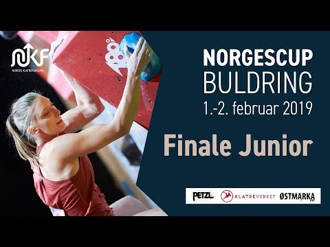 Finale Junior - Norgescup Buldring 1.-2. februar 2019