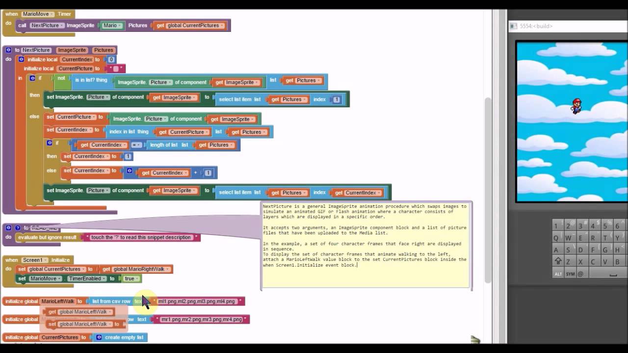 App Inventor - General animation procedure