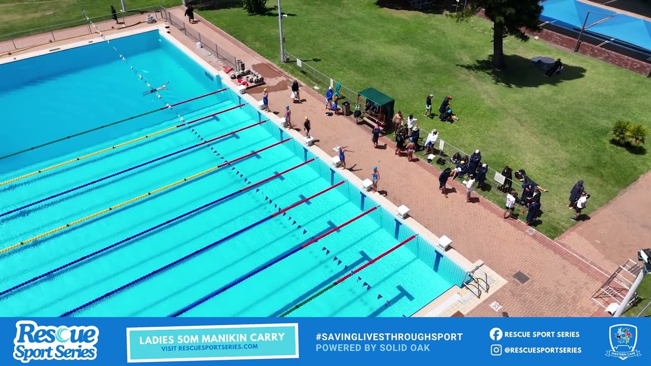 Ladies 50m Manikin Carry | Lifesaving Sport | Bellville | Cape Town | Rescue Sport Series
