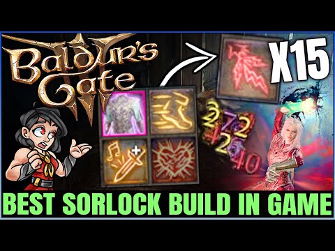 Baldur's Gate 3 - 400+ DAMAGE A TURN - Best Sorcerer Warlock Build Guide & GAME BREAKING Multiclass!
