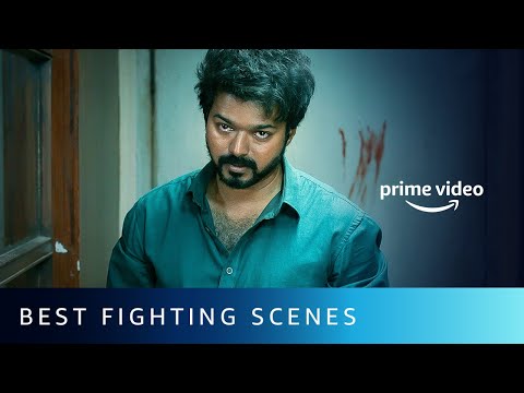 Thalapathy Vijay Non-stop Fighting Scenes | Amazon Prime Video