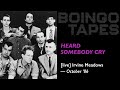 Heard Somebody Cry (Live) — Oingo Boingo | Irvine Meadows October 1986