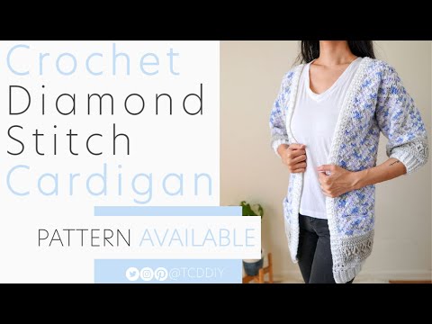 How to Crochet: Cardigan w. Pockets | Pattern & Tutorial DIY
