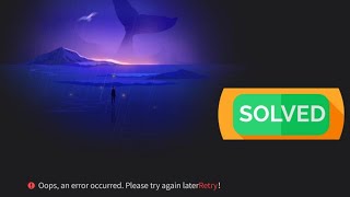 Download lagu Fix Gameloop Error SOLVED: Oops An Error Occurred, Please Try Again Later! Problem Solved For Easy mp3