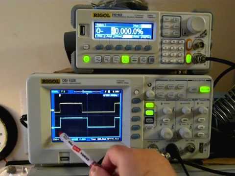 Pulse to Square Wave Converter Testing