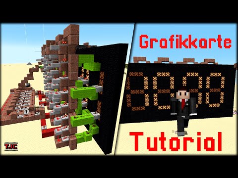 GRAPHICS CARD in MINECRAFT - Redstone Tutorial |  FOR DISPLAYS and CO.