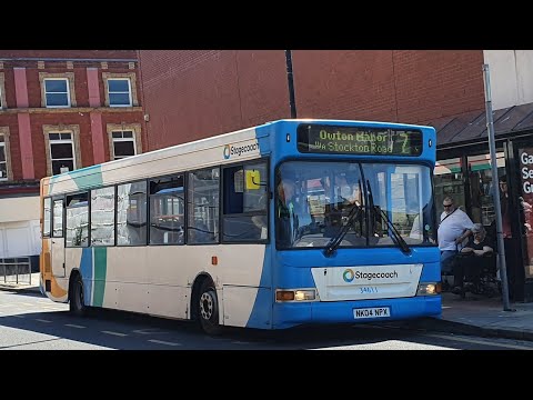 VINTAGE DART: Route 7 | NK04NPX/34611 - Stagecoach North East: Dennis Dart SLF/Transbus Pointer 2
