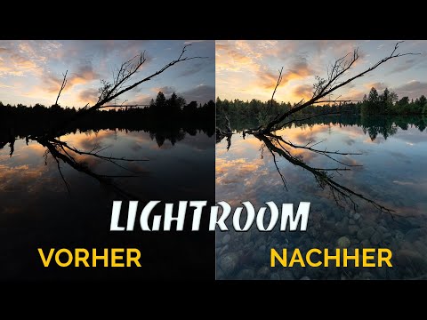 Landschaftsfotografie am Weiher mit Lightroom Nachbearbeitung
