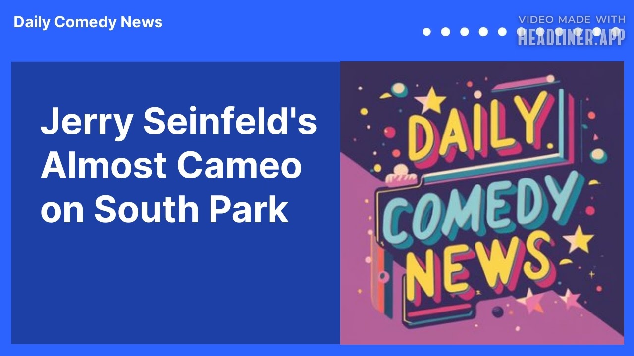 Jerry Seinfeld's Almost Cameo on South Park