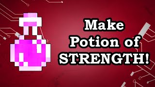 How to Make a Potion of Strength! Minecraft 1.19.3