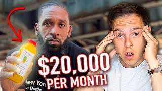 Millionaire Reacts: Making $20K/Month Selling Street Cocktails in NYC | Side Hustles