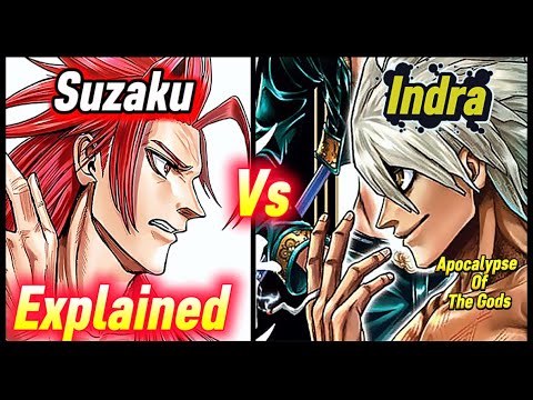 Record of Ragnarok Apocalypse of the Gods - Indra vs Suzaku Full Fight Commentary (Supercut) 