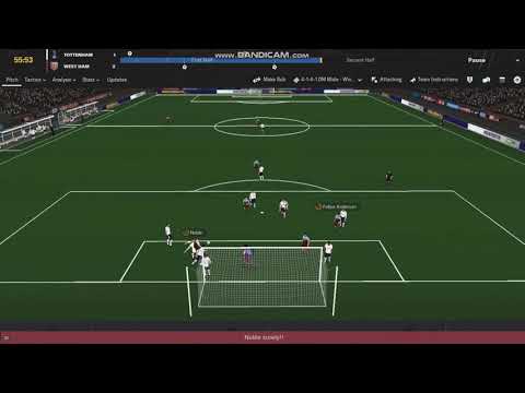 FM19 Tactic #1 Comeback against Tootenham with Modified Wing Play Tactics beibi.
