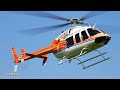 Various Helicopters Video Bell 407GXi Takeoff Landing Bell 505 Jet Ranger X Landing Etc
