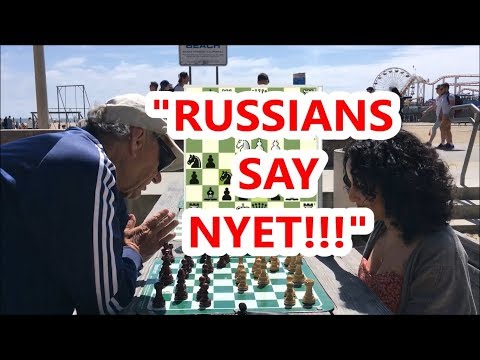Old Russian Guy Challenges Bubbly Bunny! Russian Larry vs. Nora The Bubbly Bunny