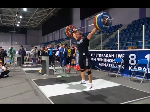 Dmitry Klokov - Full Snatch 200 kg (440 lb) in Kazakhstan, Almaty