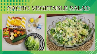 TRENDING! EASY NACHO VEGETABLE SALAD RECIPE | FROM TIKTOK