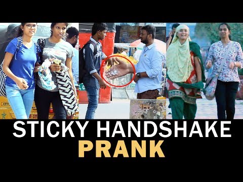 Sticky Handshake Prank | Pranks In India | Pranks In Hyderabad | FunPataka Video