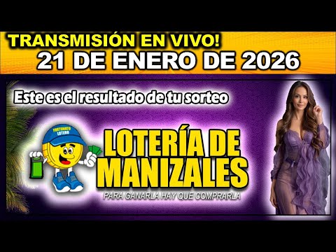 Manizales Lottery Results for Wednesday, January 21, 2026