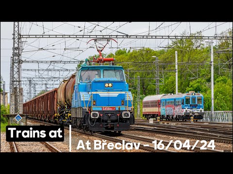 [4K60] Vlaky / Trains at Břeclav - 16/04/24