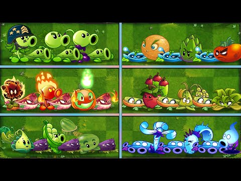 PvZ 2 Random 6 Team Plants Battlez - Which Team Plant Will Win?