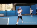 Roger Federer  Backhand Slice In Slow Motion
