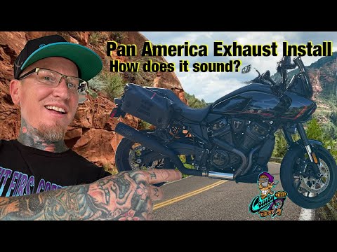 Pan America Vance & Hines Adventure Exhaust Install
