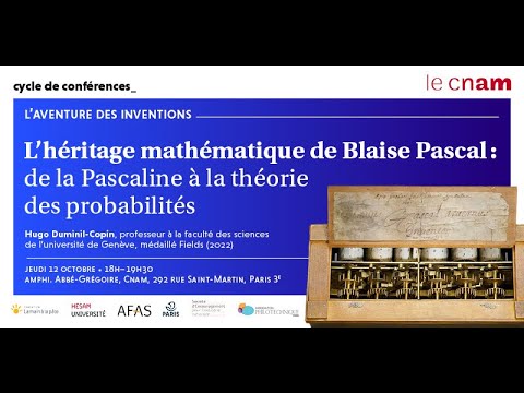 L'aventure des inventions - cycle de conférences - Hugo Duminil-Copin