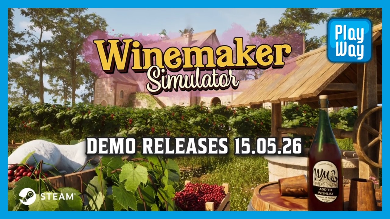 Winemaker Simulator prepara la demo gratuita tra vigneti, cantina e Mediterraneo medievale