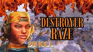 RAZE RANKED +25 KİLL - MAÇ ÖZETİ
