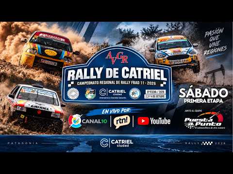 6° Fecha del Rally Regional de la AVGR en la Ciudad de Catriel  6° Fecha | Etapa Sábado