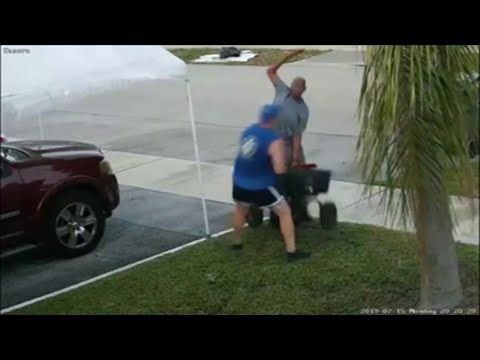 Deputies search for man, woman involved in sword attack